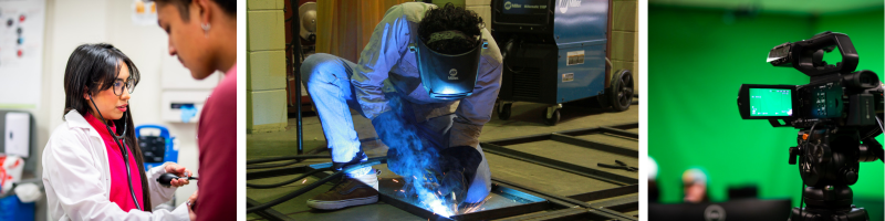 students in CTE programs